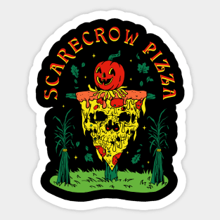 Scarecrow Pizza Sticker